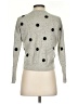 Madewell 100% Cashmere Polka Dots Gray Cashmere Pullover Sweater Size XXS - photo 2