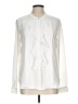 Calvin Klein 100% Polyester Ivory Long Sleeve Blouse Size L - photo 1
