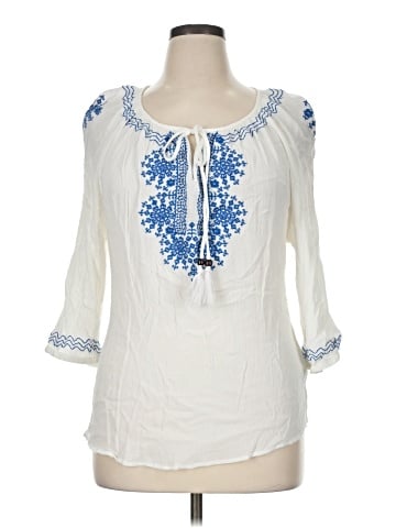 Cynthia Rowley 3/4 Sleeve Blouse (view 1)