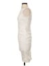 Nicole Miller Solid Ivory Cocktail Dress Size 2 - photo 5
