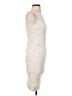 Nicole Miller Solid Ivory Cocktail Dress Size 2 - photo 4