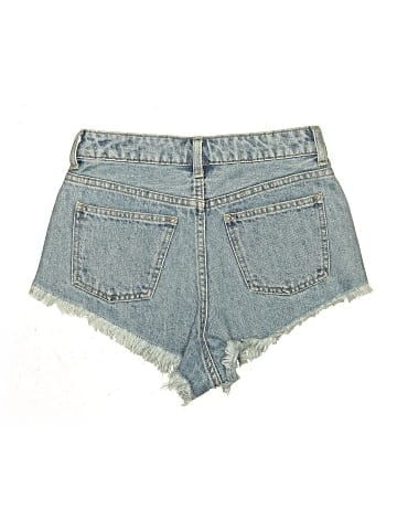 Topshop Denim Shorts (view 2)