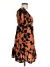 Nine West Animal Print Orange Casual Dress Size M - photo 4