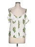 Charming Charlie 100% Polyester White Sleeveless Blouse Size L - photo 1