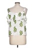 Charming Charlie 100% Polyester White Sleeveless Blouse Size L - photo 2