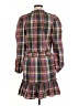 Veronica Beard Jeans Plaid Pink Brown Casual Dress Size 8 - photo 2