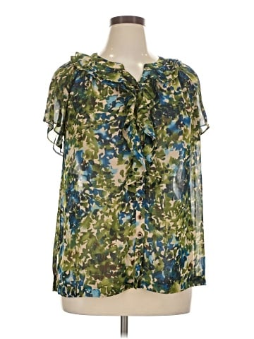 Jones New York Sport Short Sleeve Blouse (view 1)
