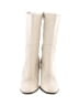 Via Spiga 100% Leather Ivory Boots Size 10 - photo 2
