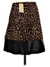 MICHAEL Michael Kors Animal Print Brown Black Casual Skirt Size XS - photo 2