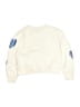 Crewcuts Hearts Ivory Pullover Sweater Size 6 - 7 - photo 2