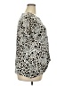 Absolutely Famous Animal Print Ivory Short Sleeve Blouse Size 2X - photo 4