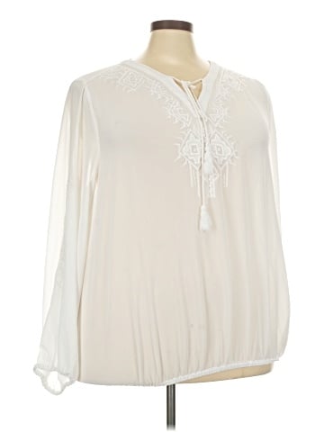 Lane Bryant Long Sleeve Blouse (view 1)