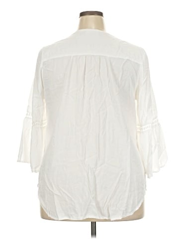 JM Collection 3/4 Sleeve Blouse (view 2)
