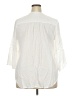 JM Collection 100% Rayon Ivory 3/4 Sleeve Blouse Size 2X - photo 2