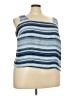 Rena Rowan Blue Tank Top Size 22 - photo 1