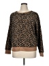 NY&C Animal Print Brown Pullover Sweater Size XL - photo 1