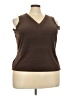Context Brown Sleeveless T-Shirt Size 3X - photo 1