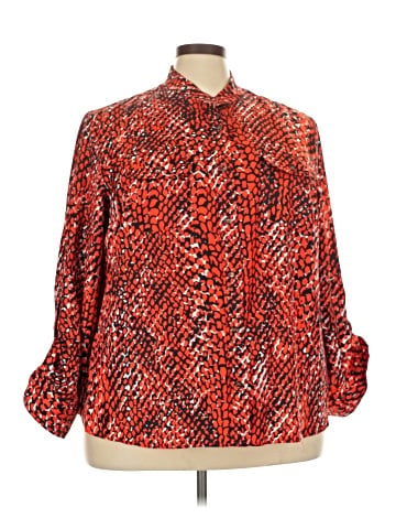 Jones New York Signature Long Sleeve Blouse (view 1)