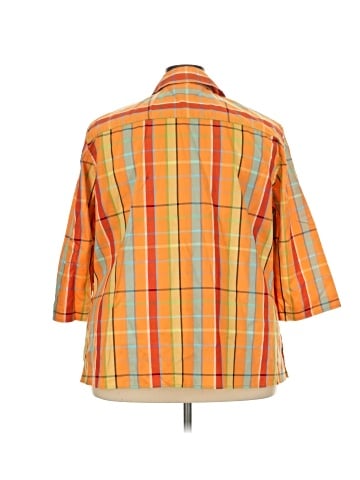 Liz Claiborne 3/4 Sleeve Button-Down Shirt (view 2)