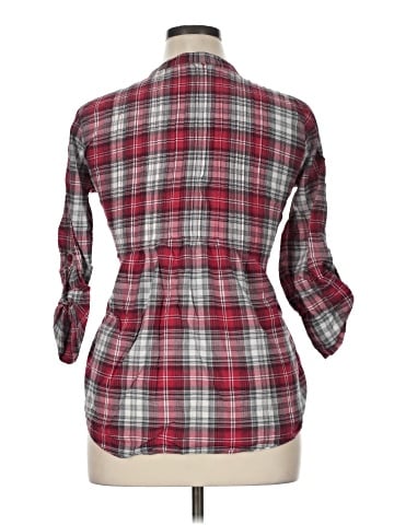 Miley Cyrus & Max Azria 3/4 Sleeve Button-Down Shirt (view 2)