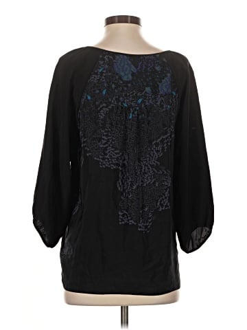 Tibi 3/4 Sleeve Silk Top (view 2)