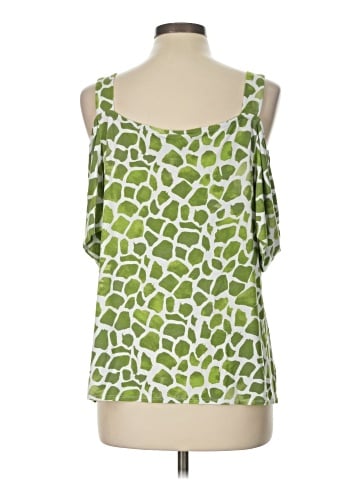JM Collection Sleeveless Blouse (view 2)