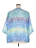 Catherines Blue Short Sleeve Blouse Size 22 - 24 Petite - photo 2