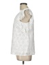 Lilly Pulitzer 100% Cotton White Sleeveless Blouse Size L - photo 5