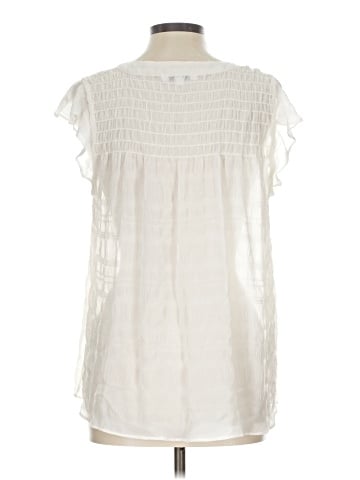 Rose + Olive Sleeveless Blouse (view 2)