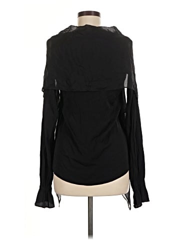Rachel Zoe Long Sleeve Silk Top (view 2)