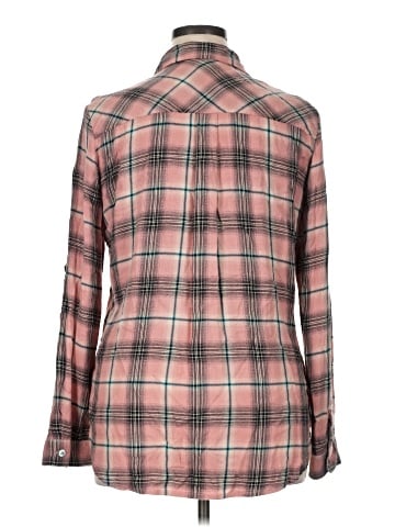 Karen Kane Long Sleeve Button-Down Shirt (view 2)
