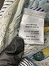 Ethyl Print Silver 3/4 Sleeve Button-Down Shirt Size L - photo 8