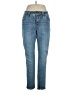 Jag Solid Blue Jeans Size 16W - photo 1