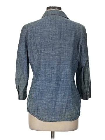 Hester & Orchard 3/4 Sleeve Button-Down Shirt (view 2)