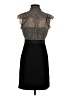 Ann Taylor LOFT 100% Polyester Tweed Black Cocktail Dress Size 0 - photo 2