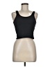 Spiegel 100% Polyester Black Tank Top Size 6 - photo 1