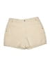 Gloria Vanderbilt 100% Cotton Solid Tan Khaki Shorts Size 12 - photo 1