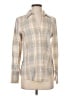 Paige Plaid Gray Long Sleeve Button-Down Shirt Size XS - photo 1