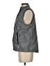 Talbots 100% Polyester Houndstooth Black Vest Size S - photo 5