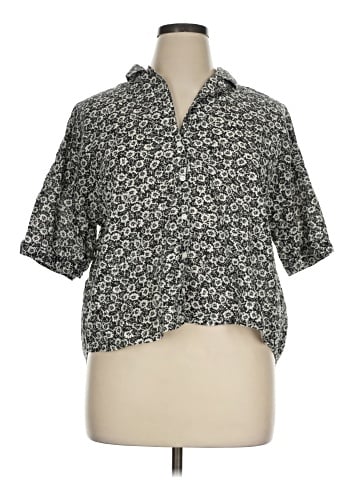 Melrose and Market Short Sleeve Blouse (view 1)
