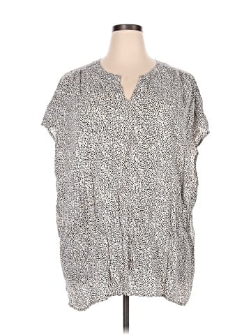 Liz Claiborne Short Sleeve Blouse (view 1)