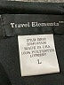 Travel Elements 100% Polyester Black 3/4 Sleeve Top Size L - photo 7