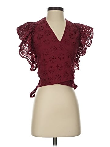 Claudie Pierlot Short Sleeve Blouse (view 1)