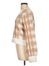Hippie Rose Plaid Tan Pullover Sweater Size L - photo 5