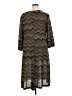 Connected Apparel Chevron-herringbone Brown Casual Dress Size 1X - photo 2
