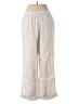 H&M 100% Linen Ivory Linen Pants Size M - photo 2