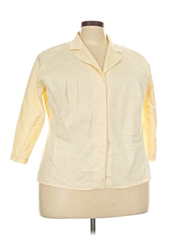 Valerie Stevens 3/4 Sleeve Button-Down Shirt (view 1)