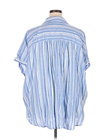 Lane Bryant Short Sleeve Button-Down Shirt (view 2)