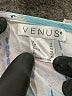 Venus 100% Rayon Blue 3/4 Sleeve Blouse Size 12 - photo 7