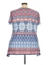 Ruby Rd. Blue Short Sleeve Top Size 3X - photo 2